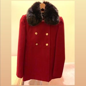 Red Winter Coat from Express (only worn once!)